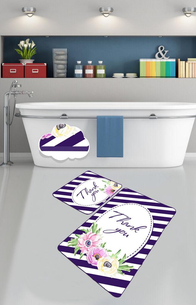 L'essentiel Maison Set od 2 kupaonska tepiha Šarene