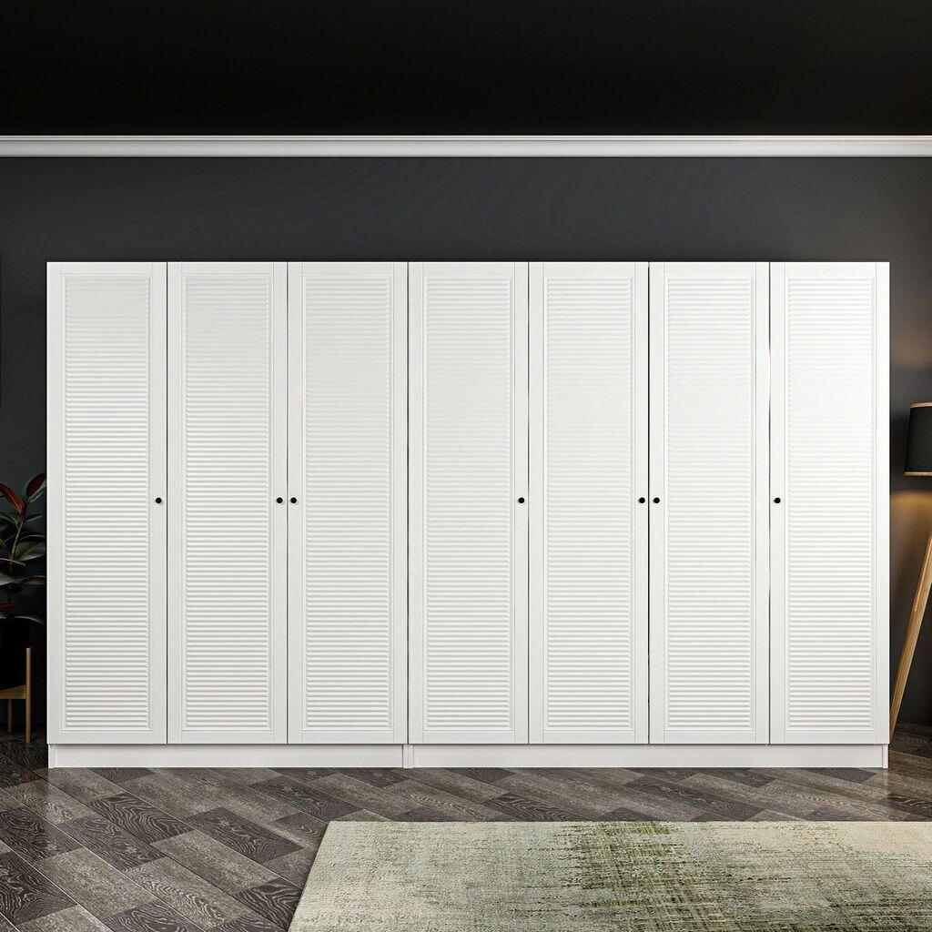 Hanah Home Kale Mebran 8396 Ormar, 315x190x52cm, Bijeli
