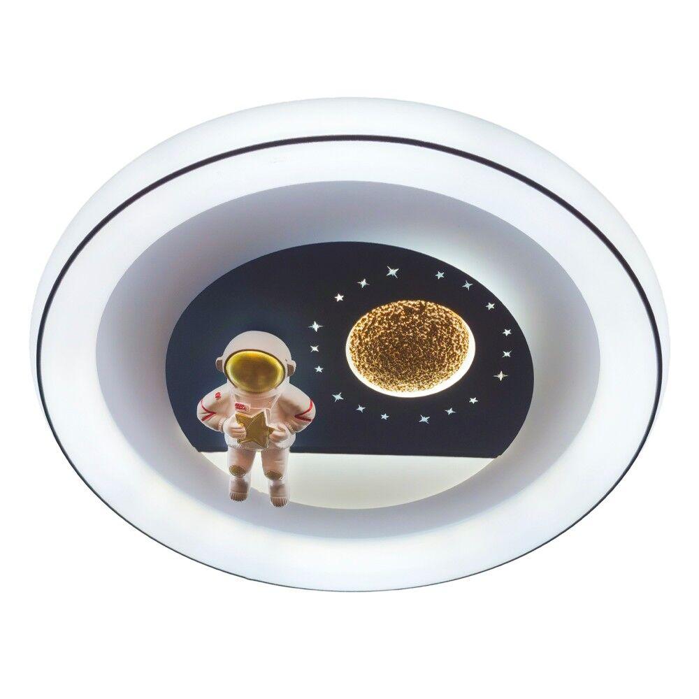 Opviq Luster -178816, 50 cm, Visina: 7 cm, 3000 K, 4000 K, 6500 lm, Šareno