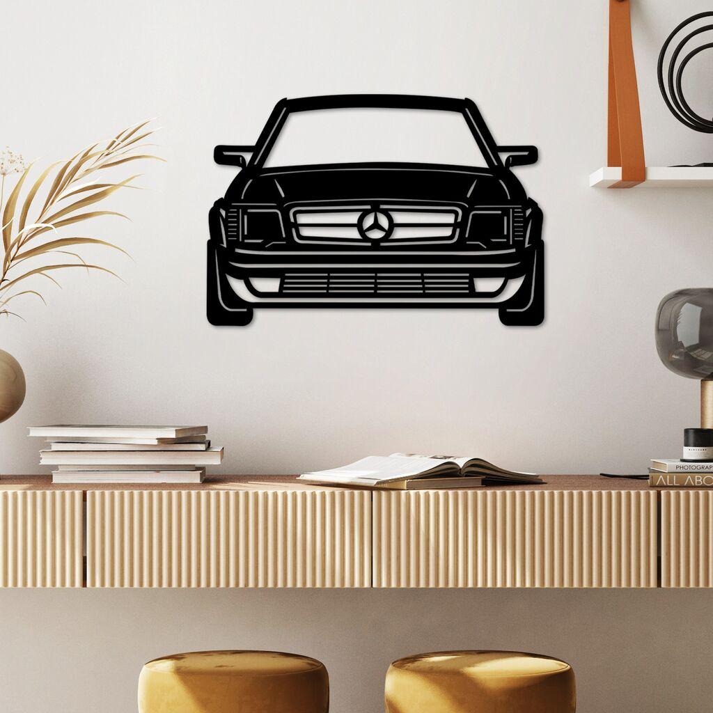 Wallity Zidna dekoracija Mersedes Benz AMG 80S, 60 x 42 cm,  Crna