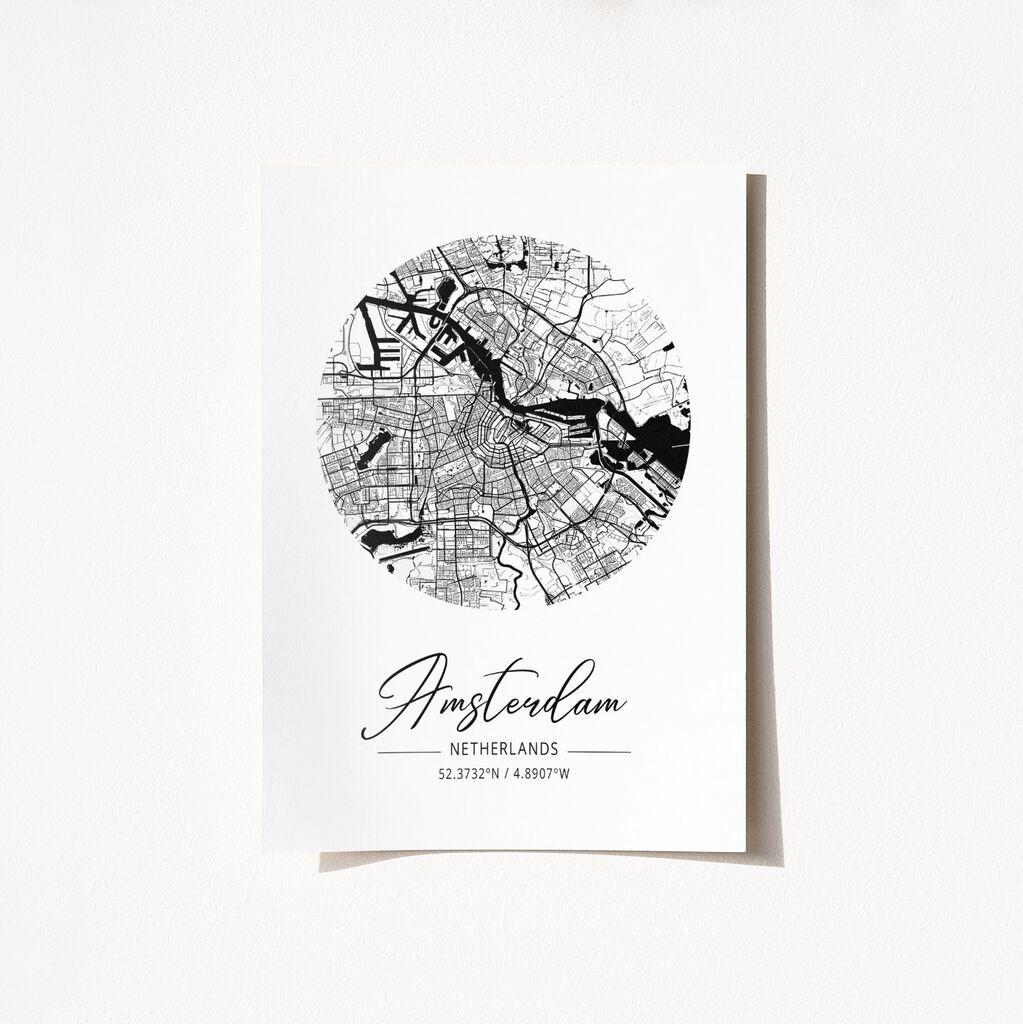 Wallity Poster Amsterdam-2065, 29.7x42cm