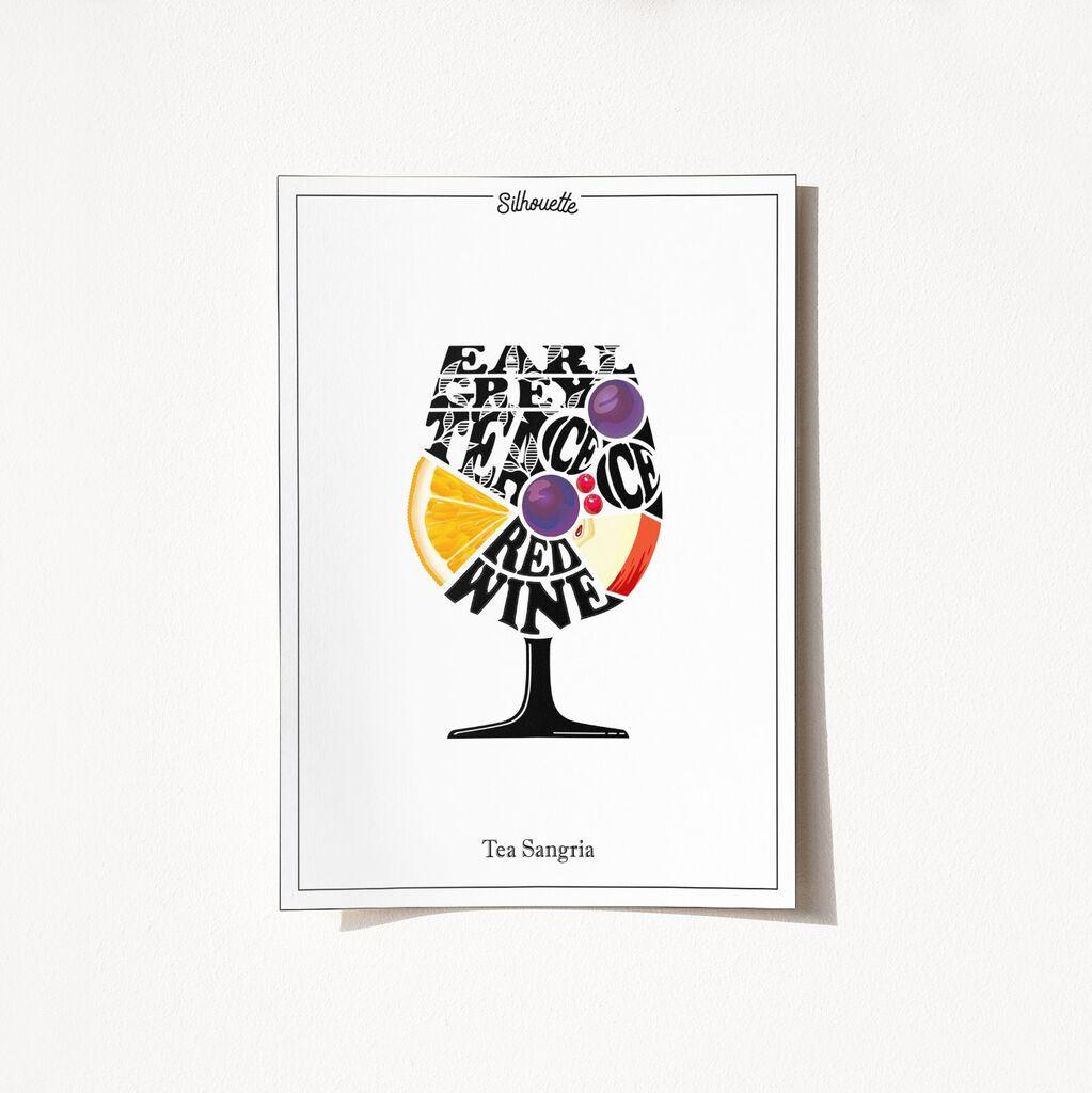 Wallity Poster Tea Sangria-2054, 29.7x42cm