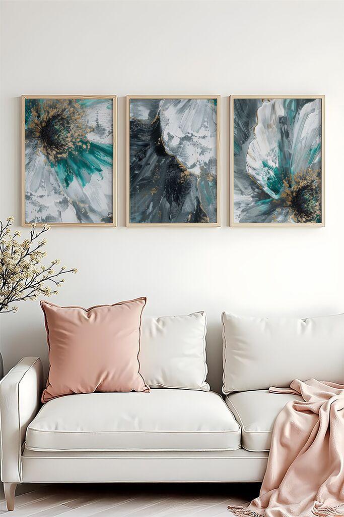 Wallity Uramljena slika Huhu472, 20x30 cm , 3 dela
