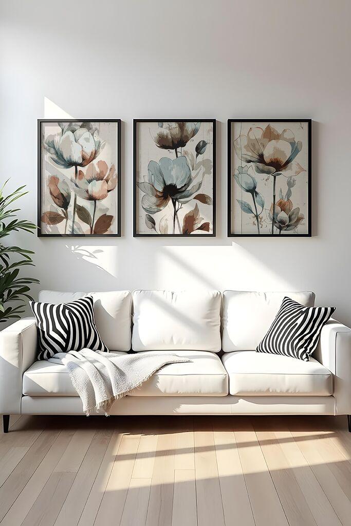 Wallity Uramljena slika Huhu478S, 20x30 cm , 3 dela