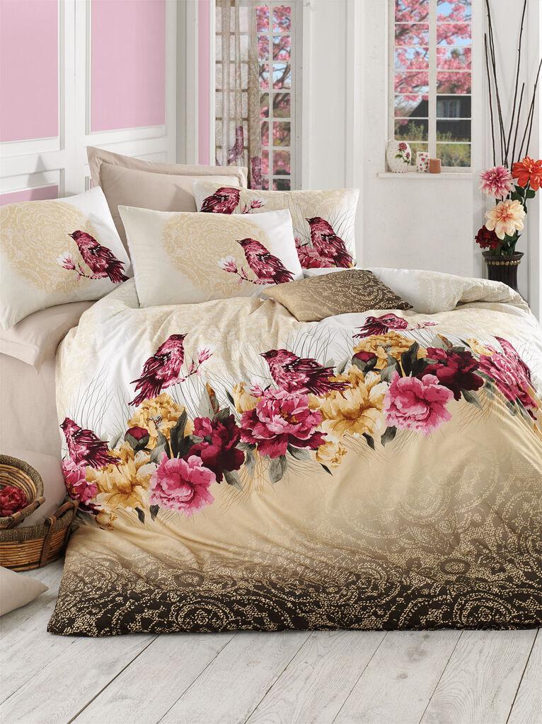 L'essentiel Maison set posteljine Calikusu, 160x220cm, krem