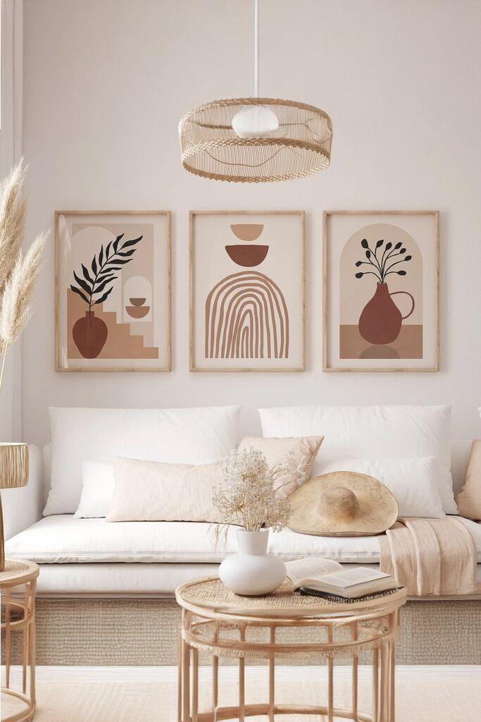 Wallity Slika 3Dartsoho41, 3 dela, 33 x 48 cm