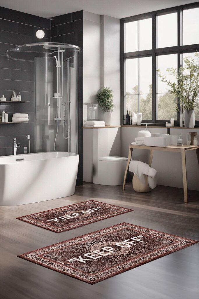 L'essentiel Maison Set prostirki za kupatilo CT-5426, 2 komada, smeđa