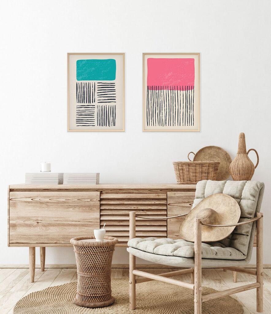 Wallity Uramljena slika Huhu39, 20x30 cm , 2 dela