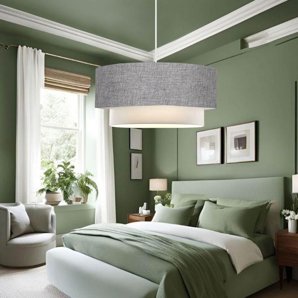 Opviq Luster 241607, Sivo-bijela