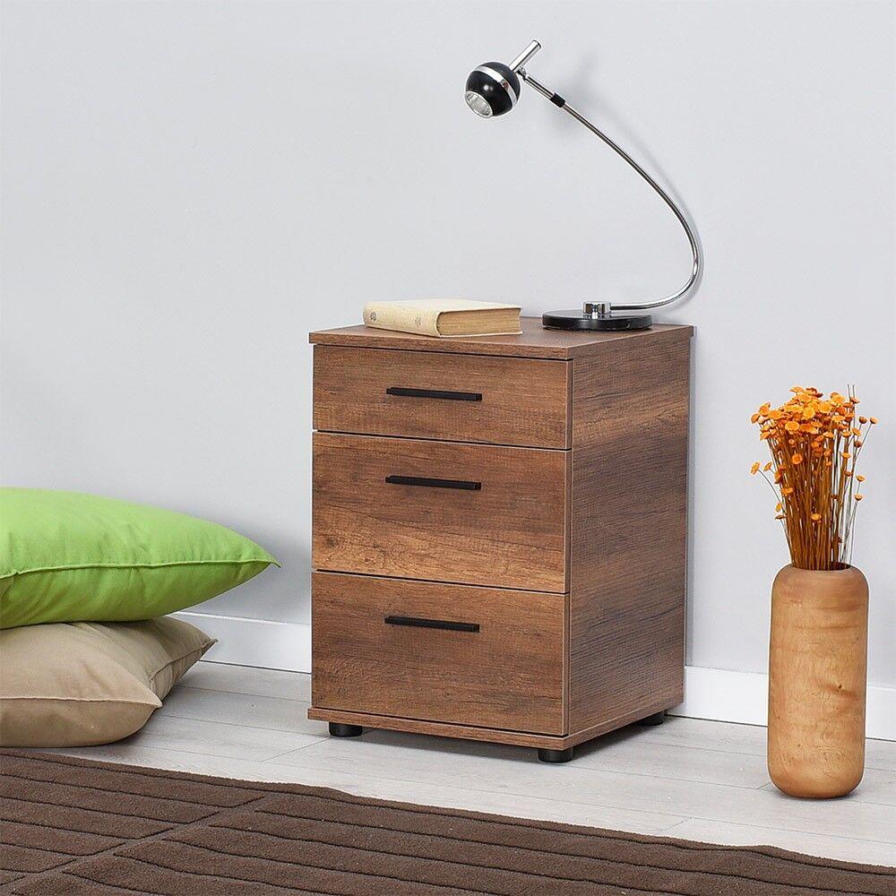 Hanah Home noćni ormarić Kmd-530-Oo-1, 40x57x39 cm, smeđa