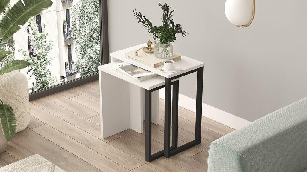 Hanah Home Club set stolova On7-W, 2 dijela, bijela