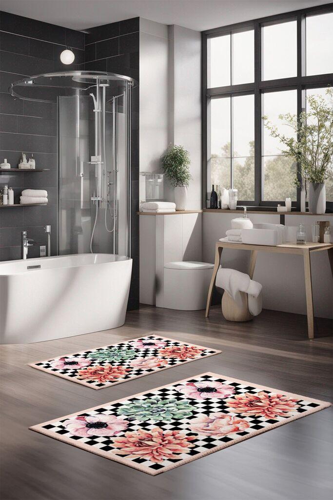 L'essentiel Maison Set prostirki za kupatilo CT-5297, 2 komada, šarene