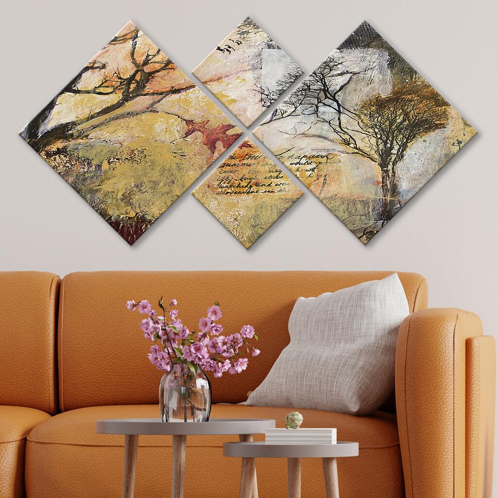 Wallity Slika 4MDF71178997, 60x115 cm, 4 dela
