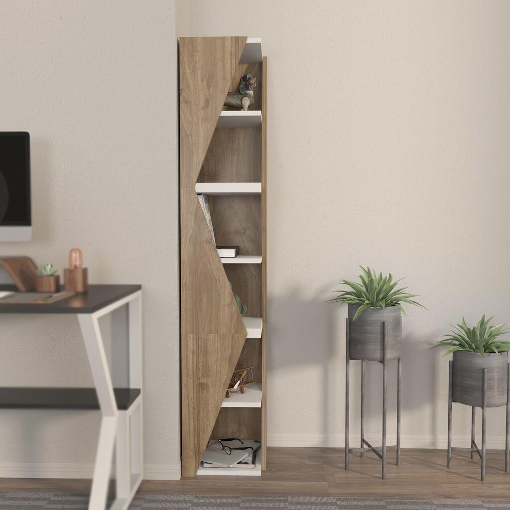 Hanah Home Polica za kuću sa strelicom, 31,8x165x31,8 cm, Boje hrasta