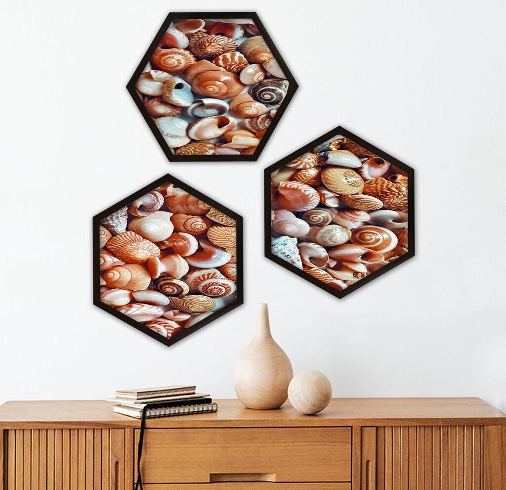 Wallity Uramljena slika 6GEN1366, 35x35 cm, 3 dela