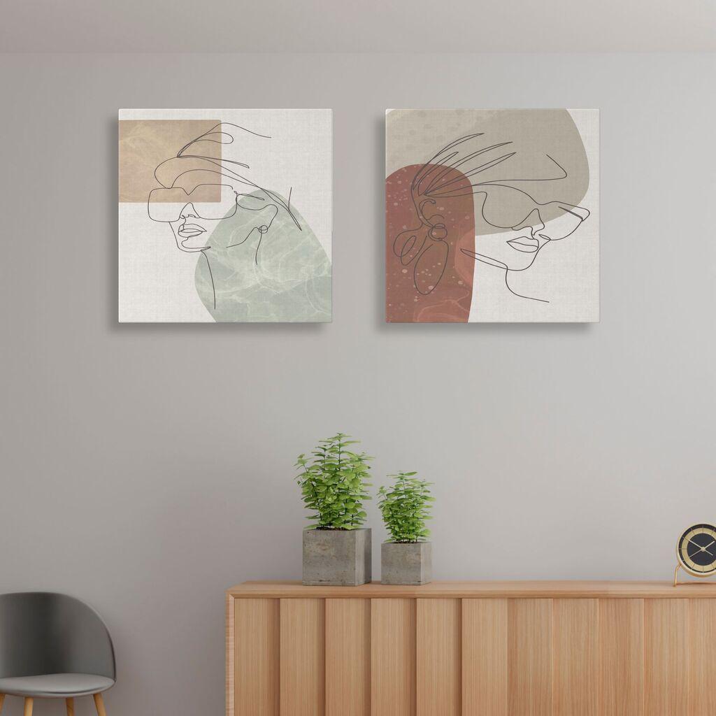 Zidna slika ASR_CNVS25-11, 50x50cm, 2 dijela