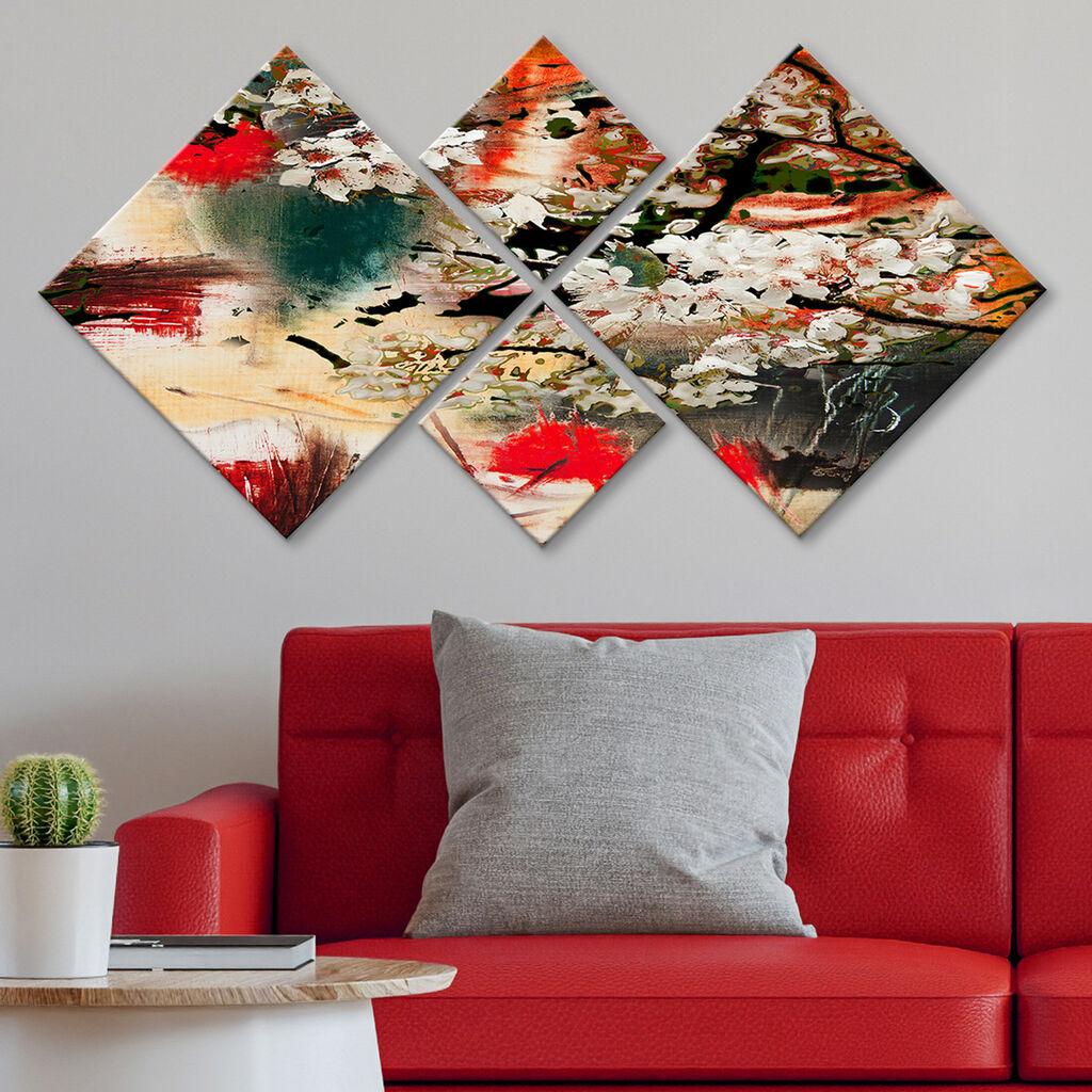 Wallity Slika 4MDF187362956, 60x115 cm, 4 dela