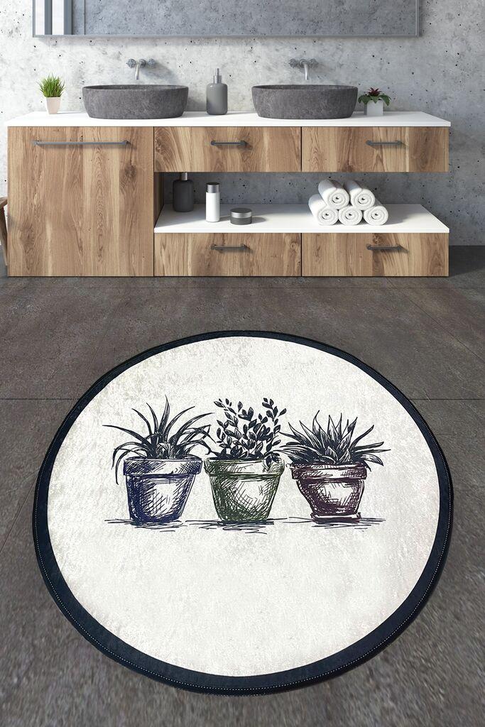 L'essentiel Maison Kupaonski tepih 160x160cm Šaren