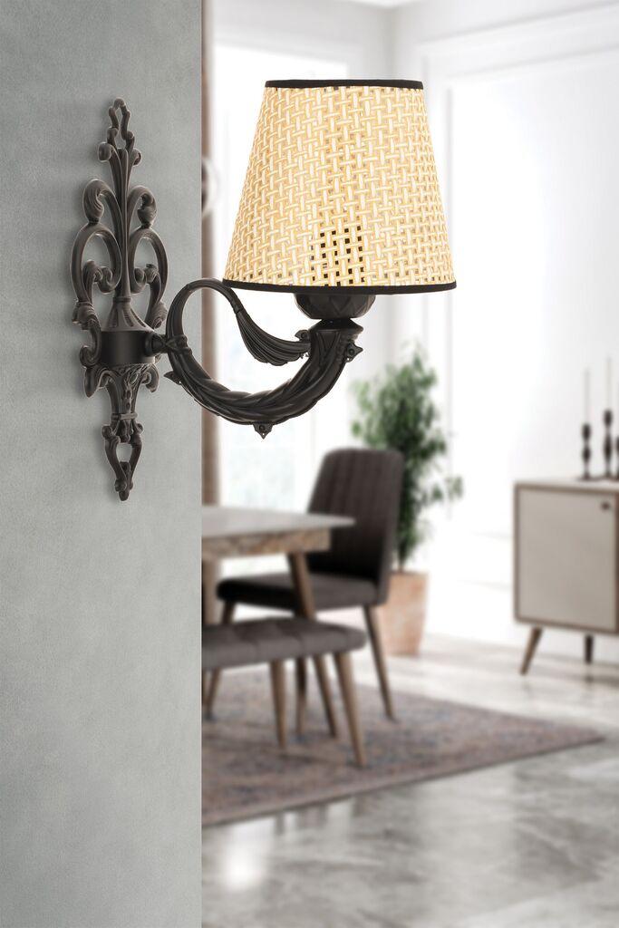 Opviq Zidna lampa Lily Coral, 15x10x13cm, IP20, Bež-crna