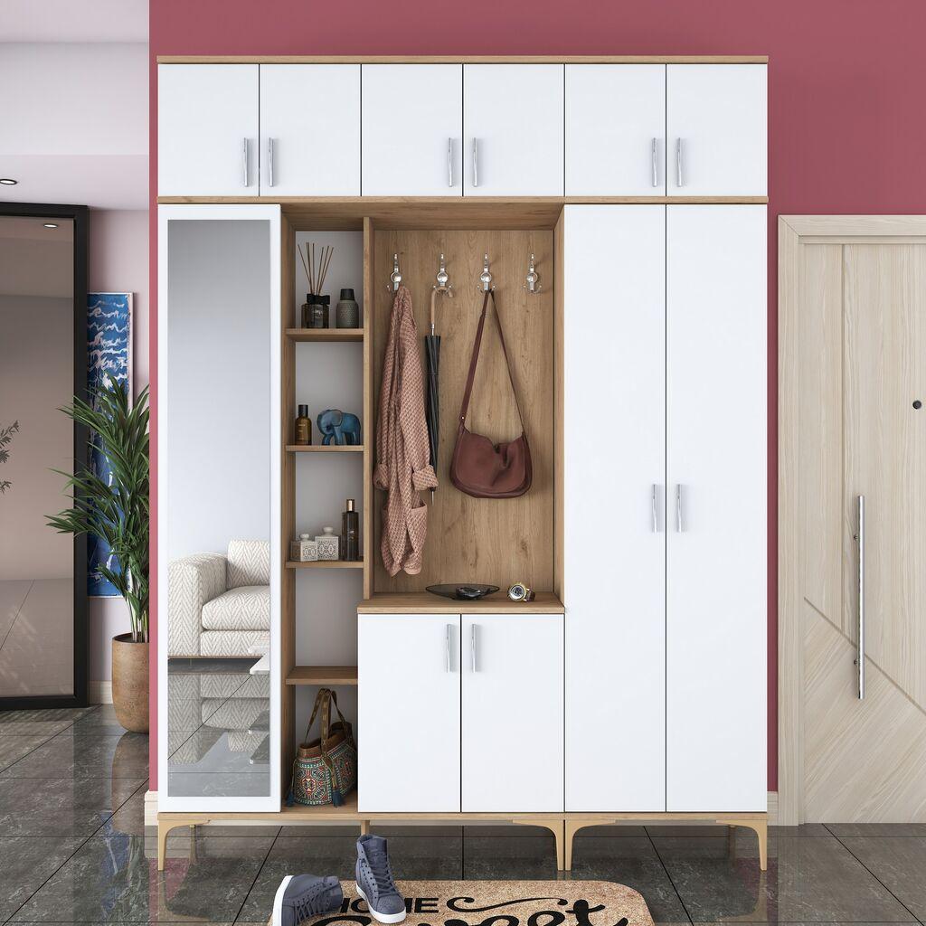 Hanah Home Set za hodnik EA121-2765, 180x37,5x240 cm, Bijela