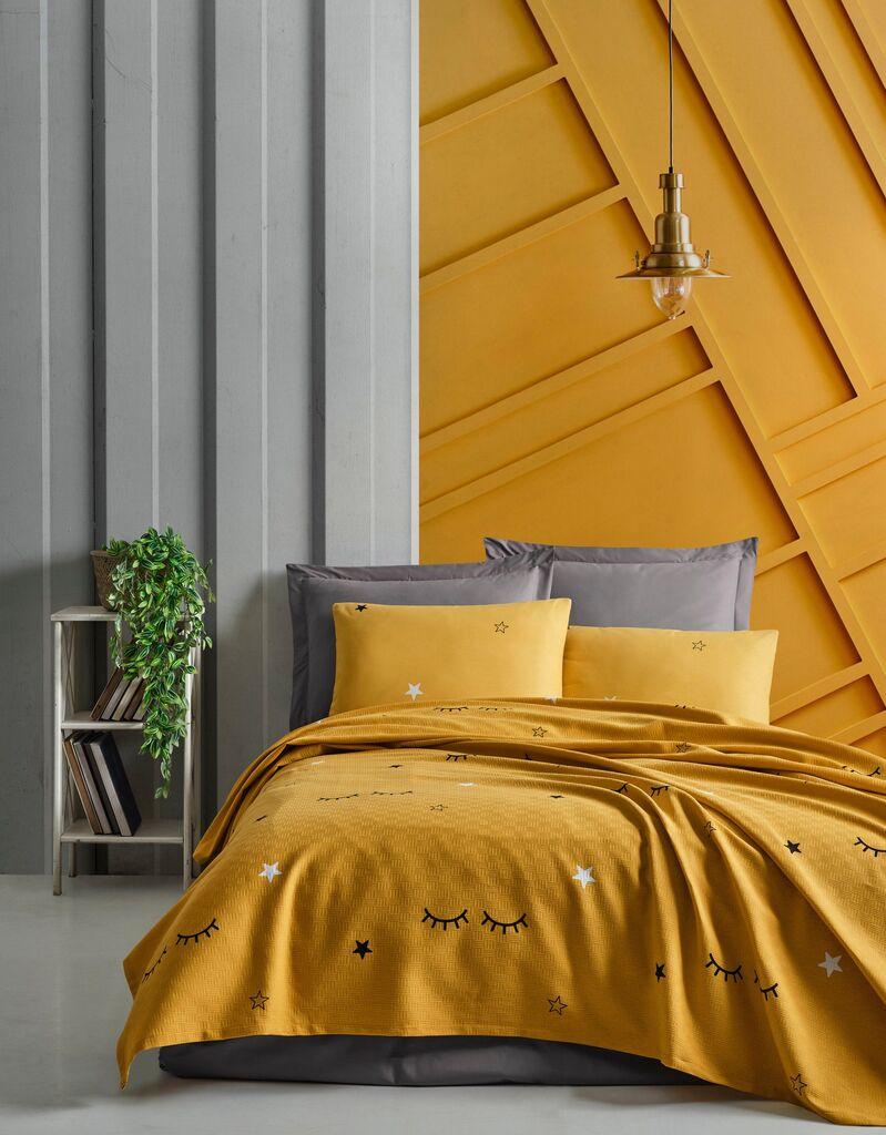 L'essentiel Maison Set Prekrivač za krevet Dide, 200x235cm, Oker