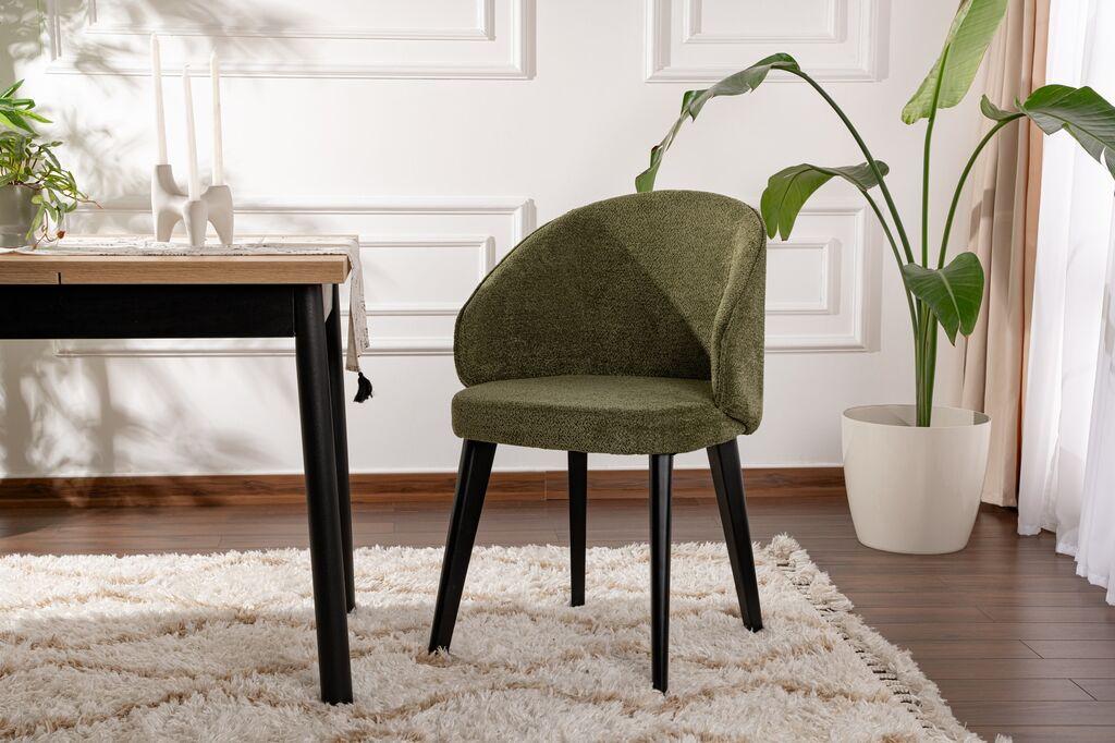 Hanah Home Set trpezarijskih stolica Bentley, 2 komada, boja maslinaste boje