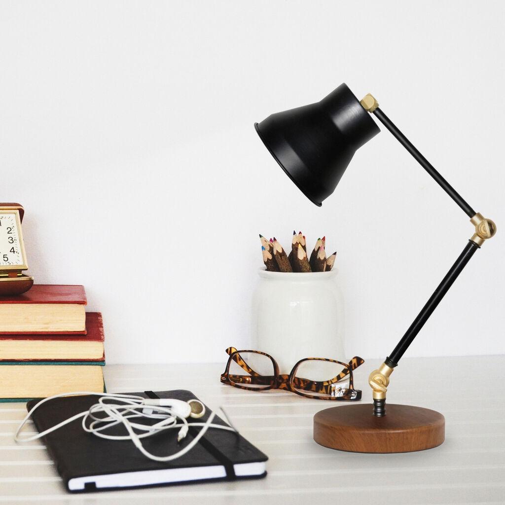 Opviq stolna lampa, crna