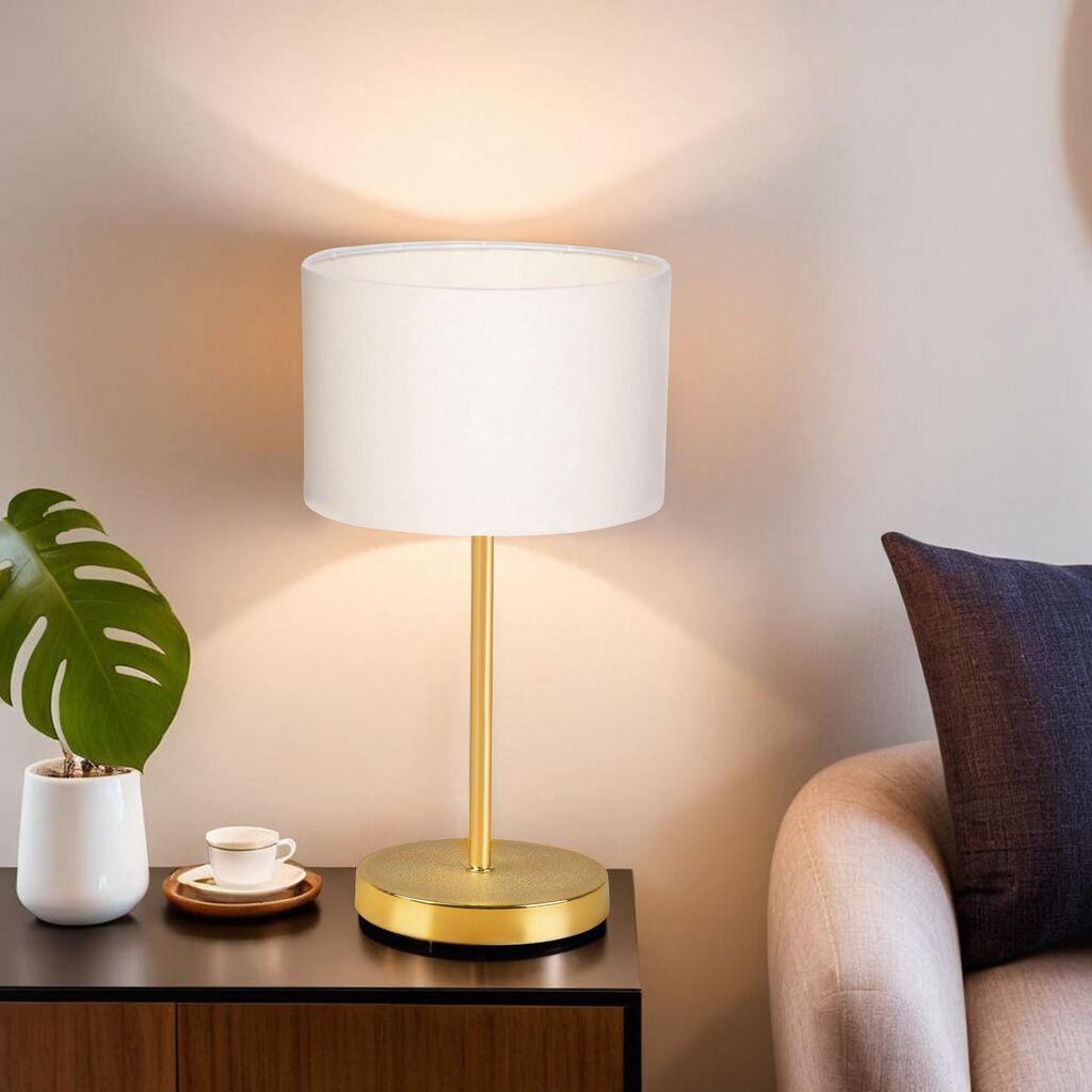 Opviq AYD 2605 Stona lampa, zlatno-bijela