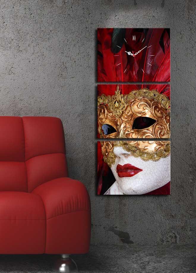 Wallity Zidni sat 3P3040CS-37, 96x40 cm, 3 dela