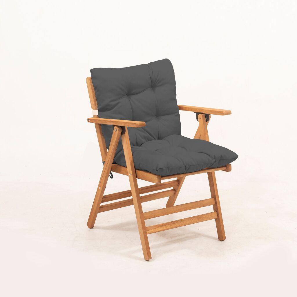 Hanah Home vrtna stolica MYL04, 45x89x43 cm, antracit