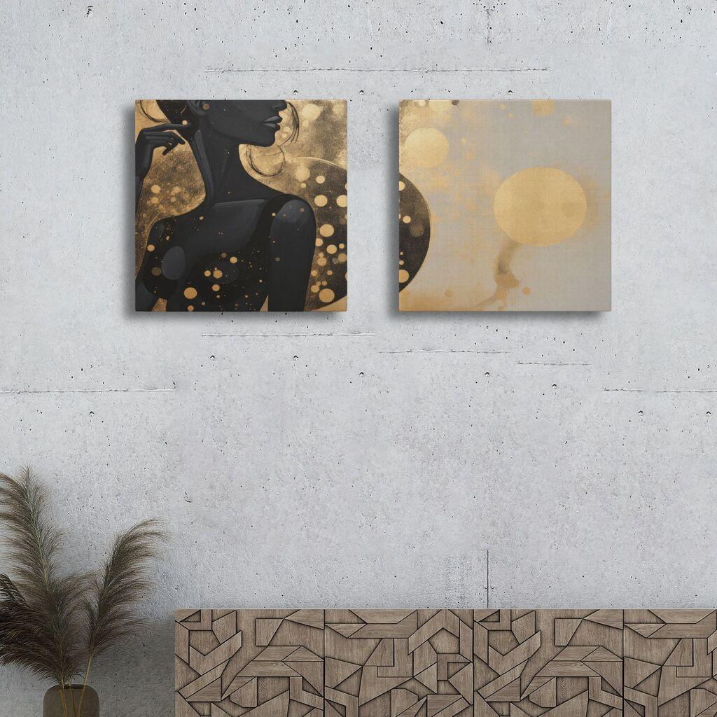 Zidna slika ASR2-CNV25-11, 40x40cm, 2 dijela
