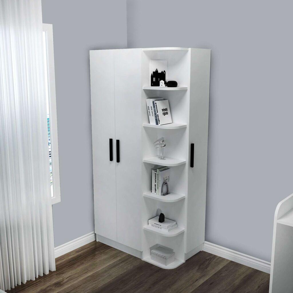 Hanah Home Garderober Luses, 90x50x181.8 cm, Bijela