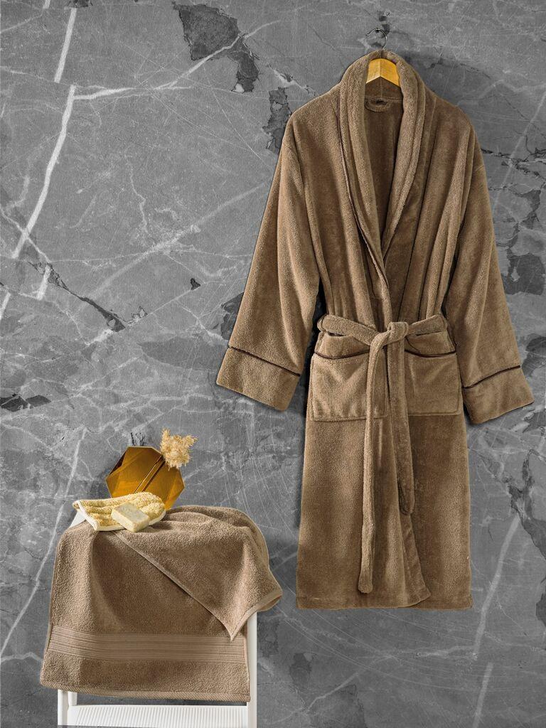 Conceptum Hypnose Set bade mantil sa peškirom Exclusive, bež