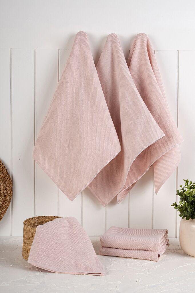 Hermia Kuhinjske krpe Eloise, 6 komada, roze