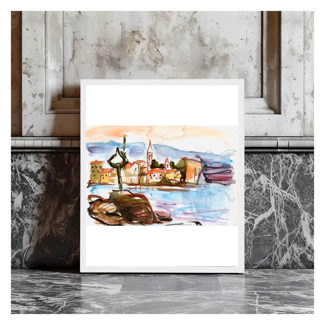 Canvas "Akvareli" Budva