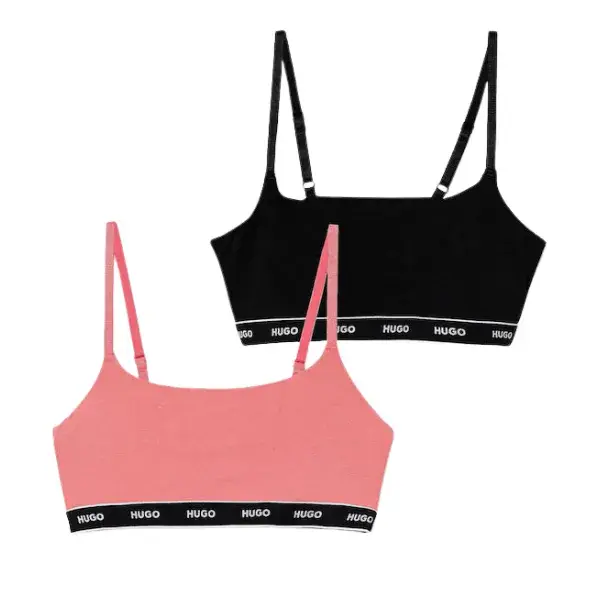 Hugo Ženski top Twin Bralette Stripe, 2 komada