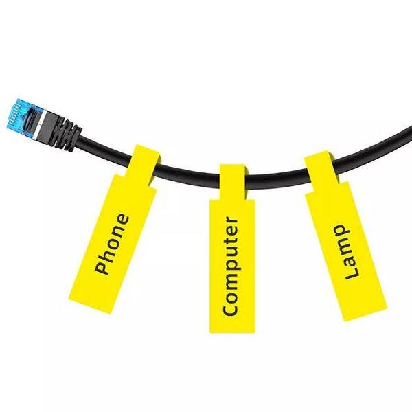 Traka za štampanje etiketa NIIMBOT T12.5*74+35-65, Žuta