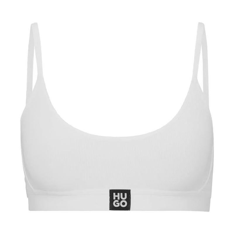 Hugo Ženski top Bralette Rib, Bijeli