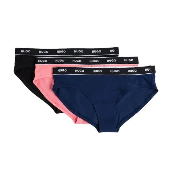 Hugo Ženske gaćice Triplet Brief Stripe, 3 komada