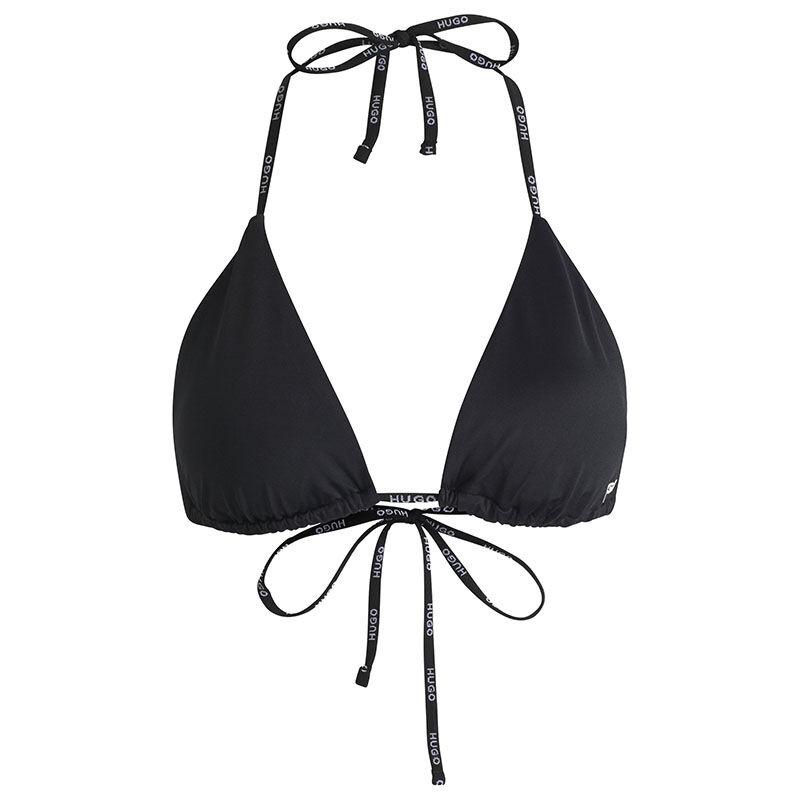 Hugo Ženski gornji dio kupaćeg kostima Pure Triangle, Crni