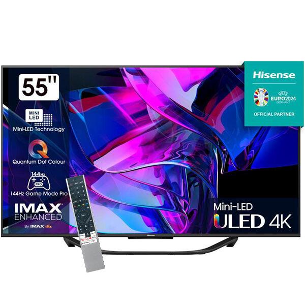 Hisense Televizor ULED 55U7KQ, Mini-LED 4K, Smart, Crni