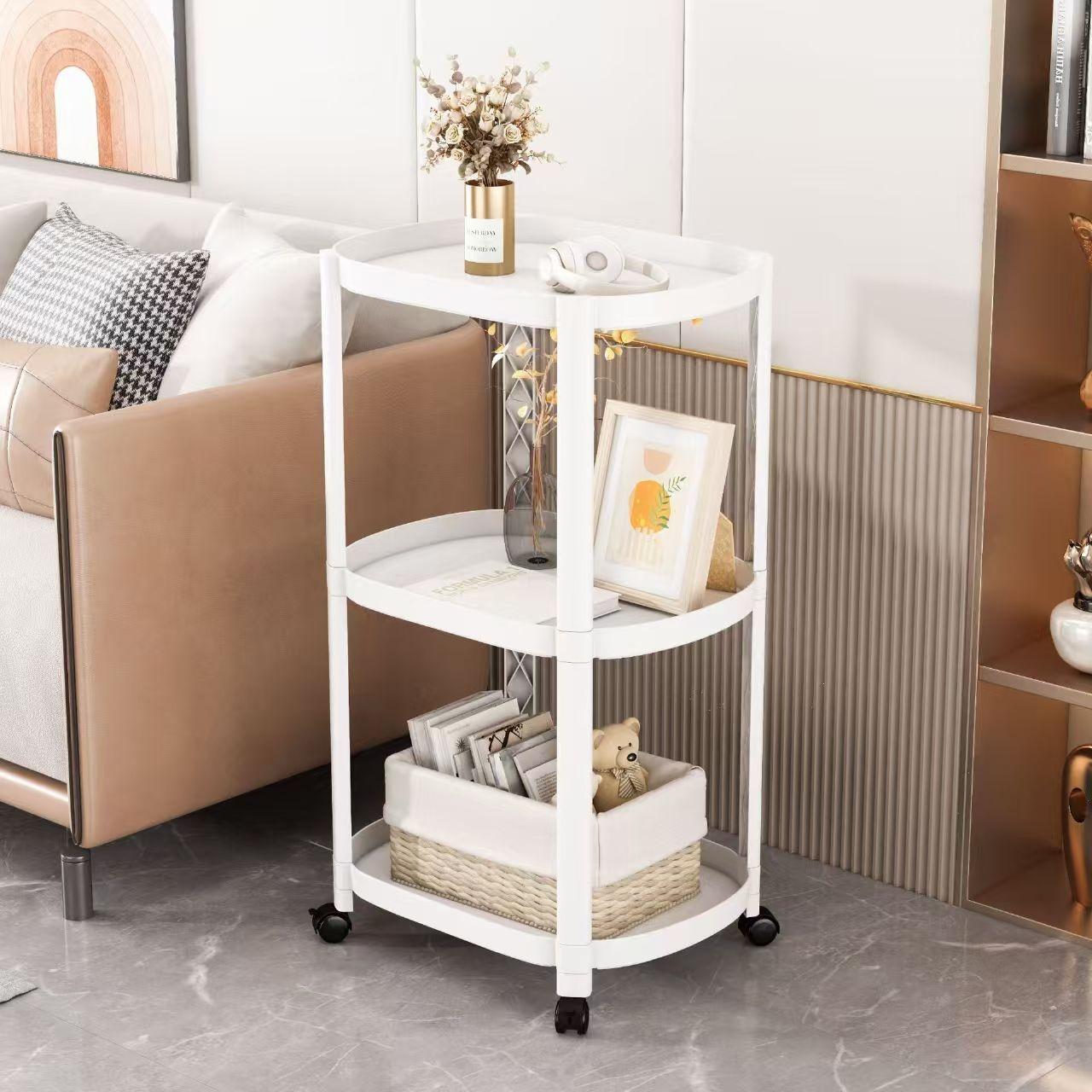 BOLZZ Polica za spavanje s 3 nivoa, bijela