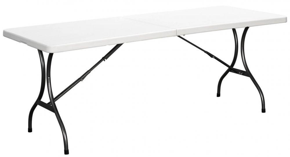 BOLZZ Sklopivi sto 240 cm, Bijeli