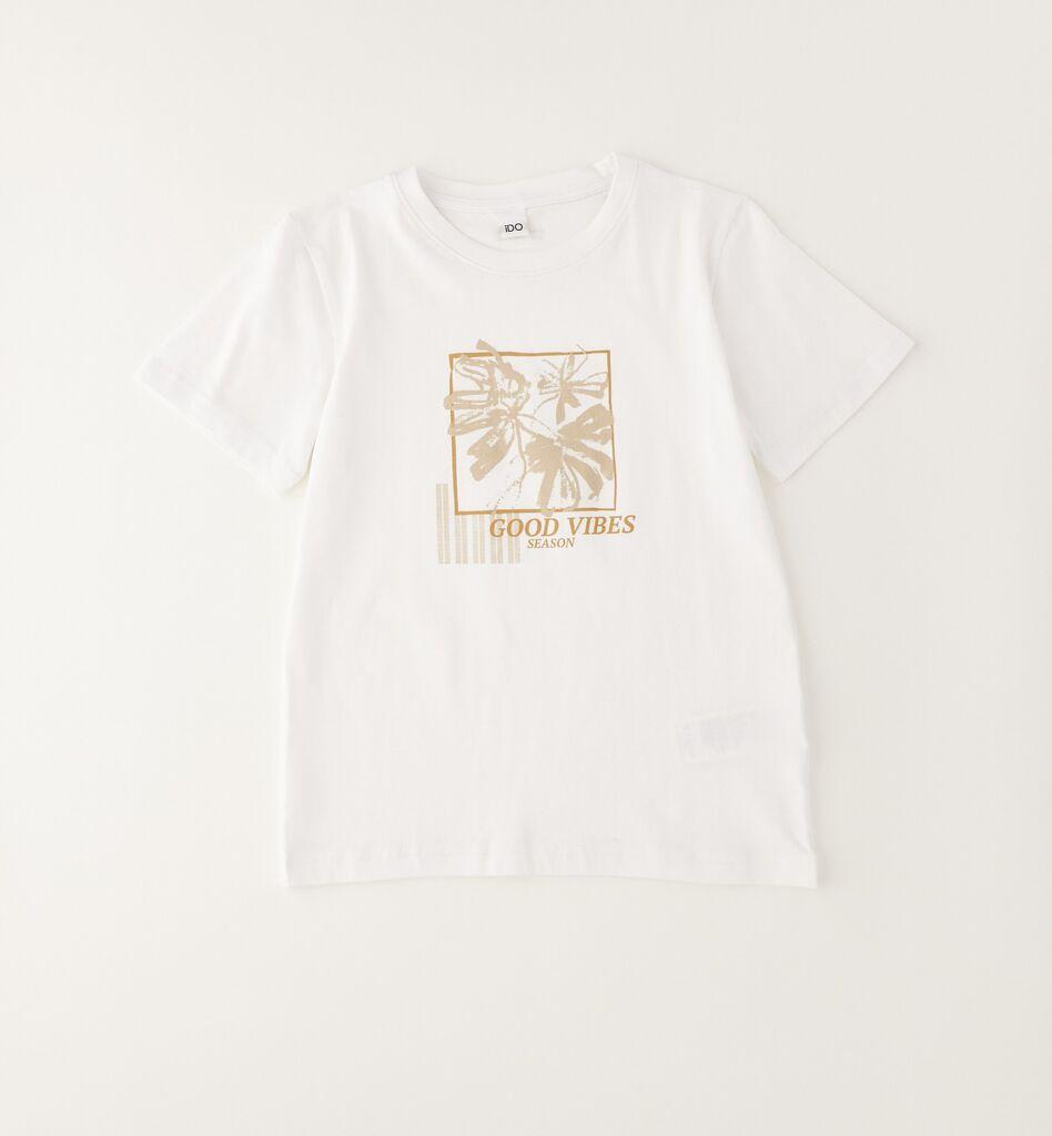 Ido Majica za dječake SS26VR4.G621V0113, Bijela