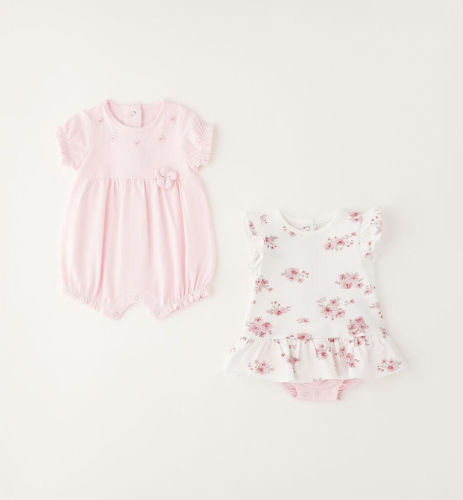 Ido Kombinezon za bebe SS26BR4.G2002481, 2 komada, Roze