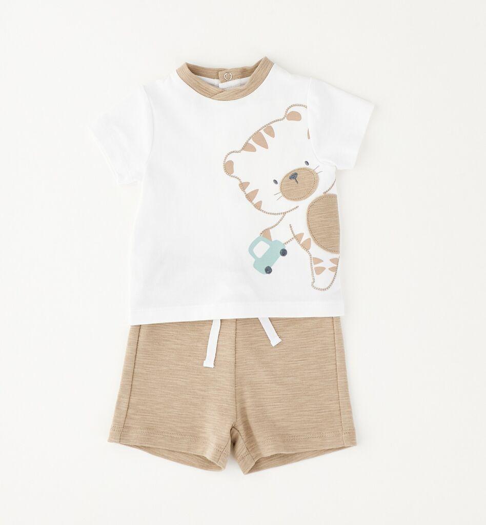 Ido Komplet za dječake SS26BR4.G0580113, Bež-bijeli