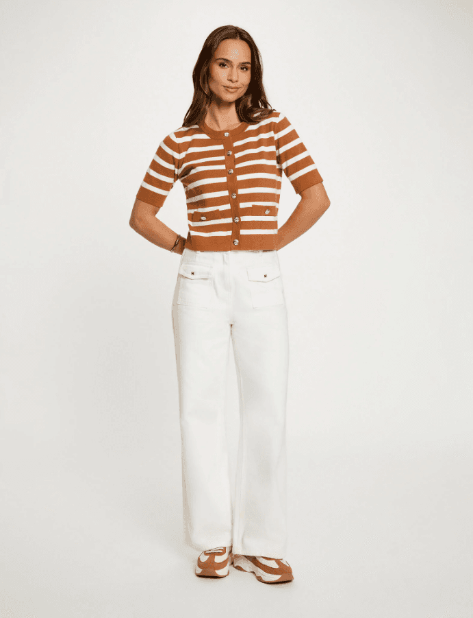 Morgan Ženska bluza SS26ŽR261MLEXIARGAS6, Braon