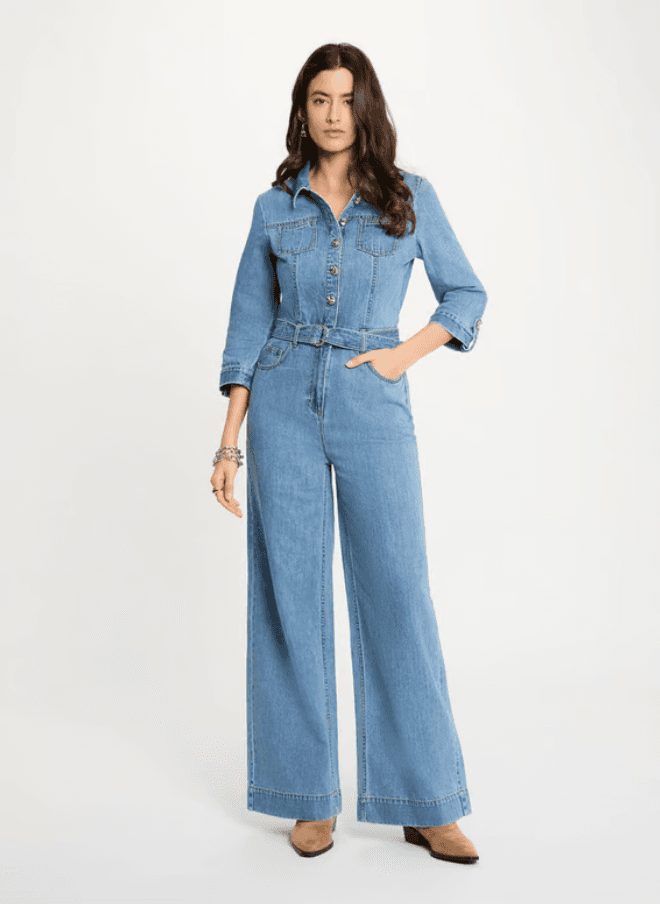 Morgan Ženski kombinezon SS26ŽR261PIMADENIS6, Plavi