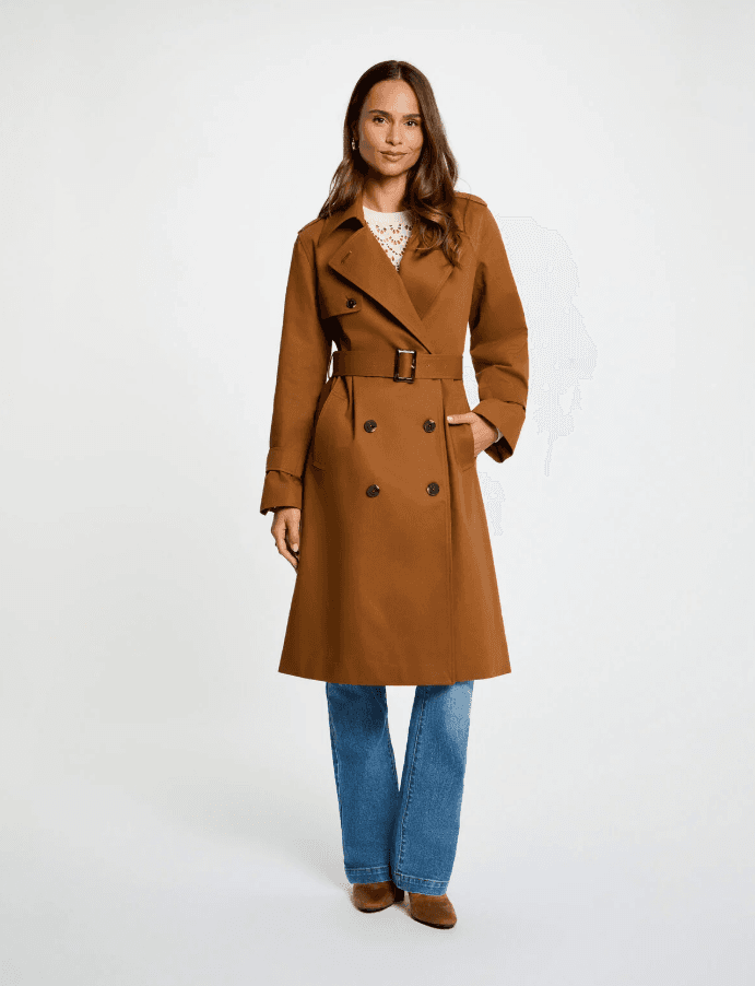 Morgan Ženski mantil SS26ŽR261GPRUNEHAVAS6, Braon