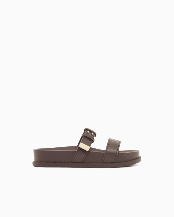 Armani Exchange Ženske papuče SS26ŽOAR002575212U60S6, Braon